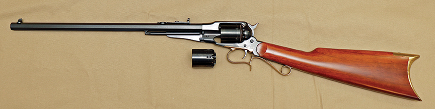 The Revolving Carbine with both cylinders.